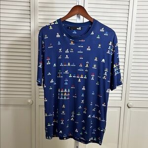 Love Moschino Multicolor Short Sleeves Tee 100% Cotton Large
